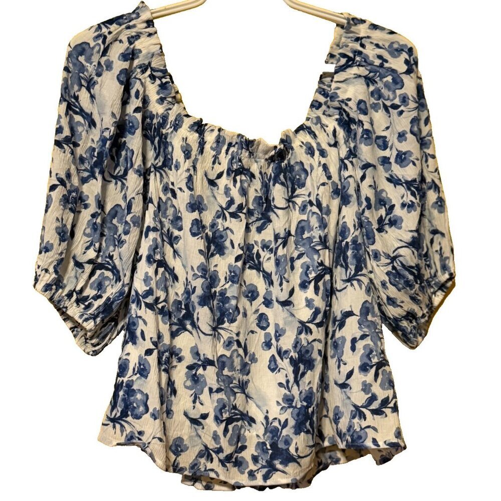 Abercrombie & Fitch Blouse Size Medium Resort Wea… - image 2